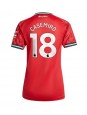 Manchester United Casemiro #18 Replika Hemmakläder Dam 2025-26 Kortärmad